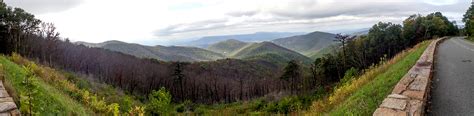 Southbound On Skyline Drive And Blue Ridge Parkway