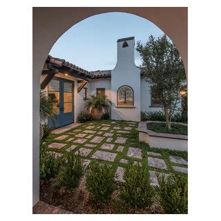 Arcadia Spanish Colonial Private Courtyard Traditional Garden