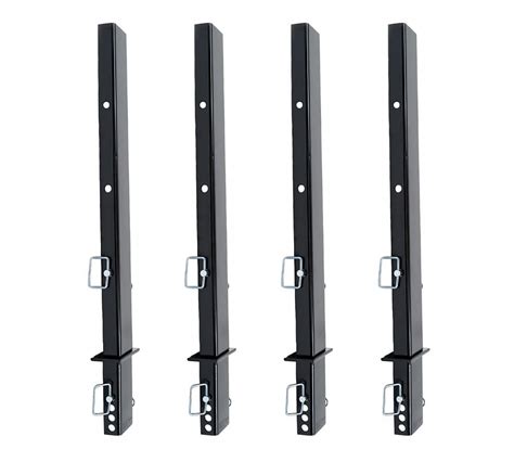 4 Pack 30 Adjustable C Channel Pipe Stake For Flatbed Trailer Hauler