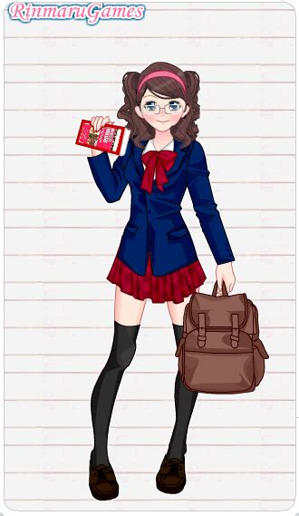 Anime School Girl Dress Up Game By Pichichama On Deviantart