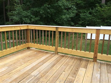 How To Build Deck Railings Porch Railing Diy Deck Rai