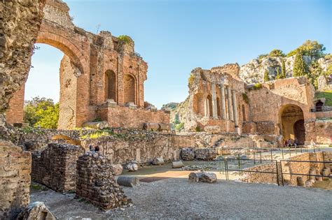 The Greek Theatre Of Taormina Wish Sicily