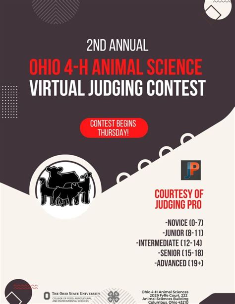 Ohio 4 H Virtual Livestock Judging Contest Fairfield County 4 H