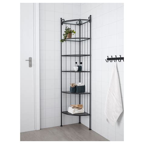 Ikea RÖnnskÄr Corner Shelf Unit Black Corner Shelf Unit Bathroom