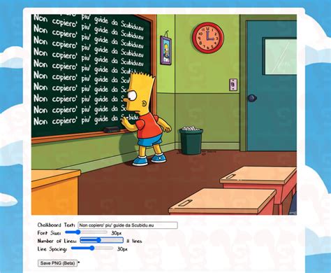 Bart Simpson Lavagna Genera Il Tuo Meme Su Questi Siti Scubidueu
