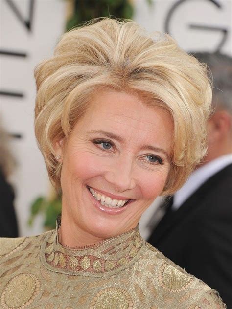 Purple is another gorgeous hair color and this next haircut shows how to wear it in style. Emma-Thompson-golden-globes-2014 haircut | My Style ...