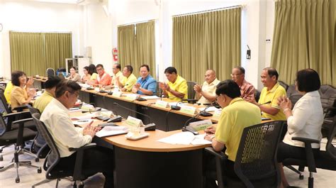 ประชุมคณะกรรมการติดตามและประเมินผลแผนพัฒนาเทศบาลเมืองมหาสารคาม - เทศบาลเมืองมหาสารคาม