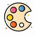 Icon Palette Painting Paint Office Icons Colorful