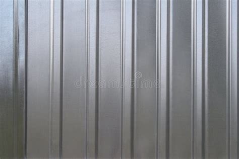 Gray Corrugated Metal Texture Stock Photo Image Of Iron Panel 26005876