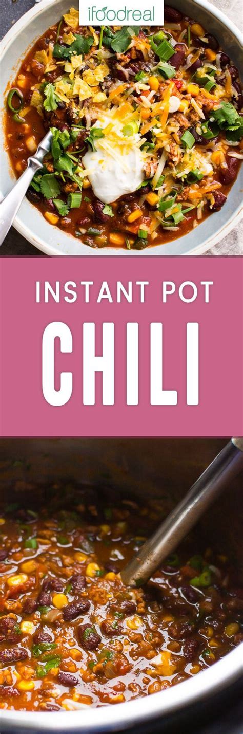 Use this easy instant pot turkey bolognese recipe to get a delicious sauce in under an hour! Instant Pot Chili Recipe with canned beans, ground turkey ...