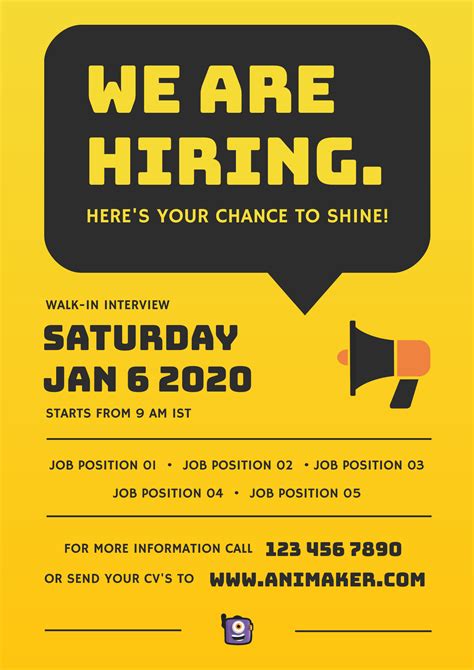 11 We Are Hiring Poster Ideas To Attract Top Talent