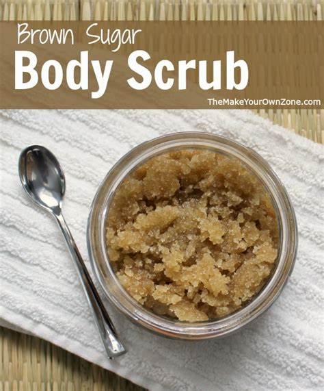 Make Your Own Brown Sugar Body Scrub
