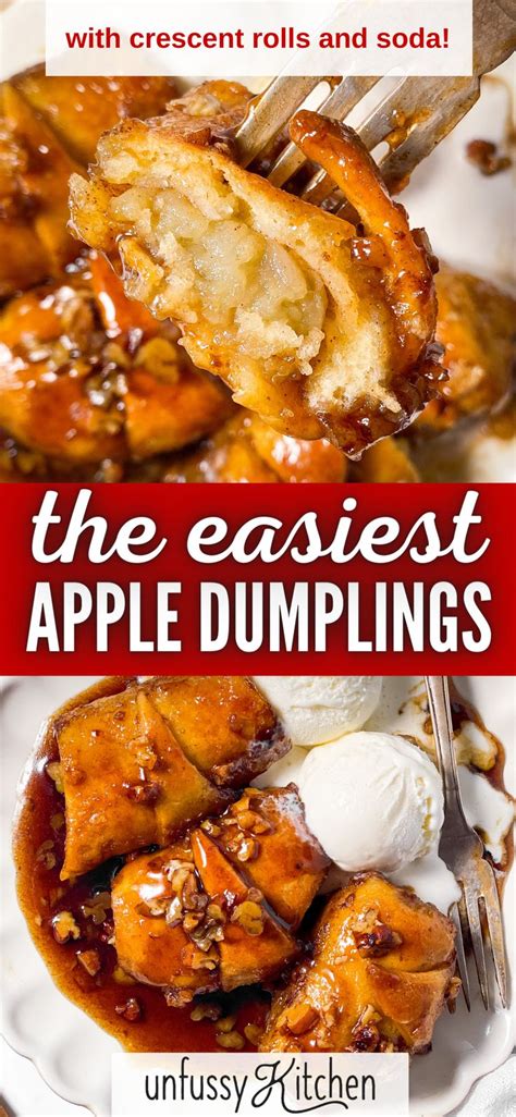 These Crescent Roll Apple Dumplings Are Easy To Make With Crescent