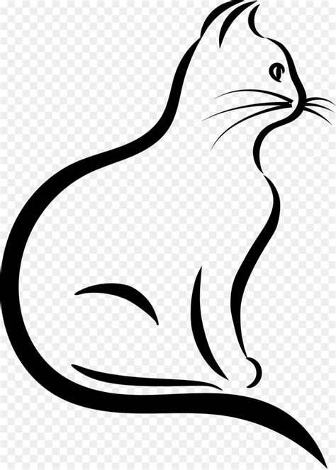 Free Black And White Cat Silhouette Download Free Black And White Cat