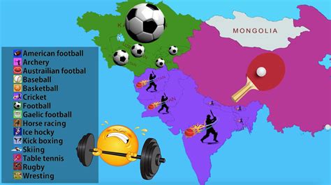 Mapping The Most Popular Sport In Every Country Worldwide Youtube