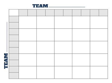 6 Best Printable Football Pool Grid Sheets