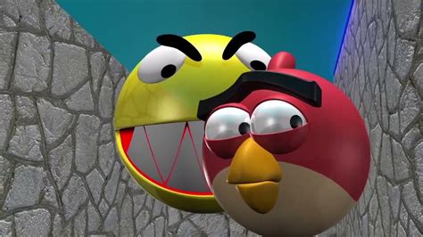 Pacman Vs Angry Birds 3d Reverse Youtube