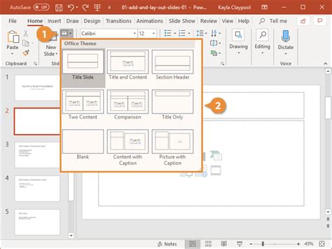 How To Change Slide Layout In Powerpoint Customguide