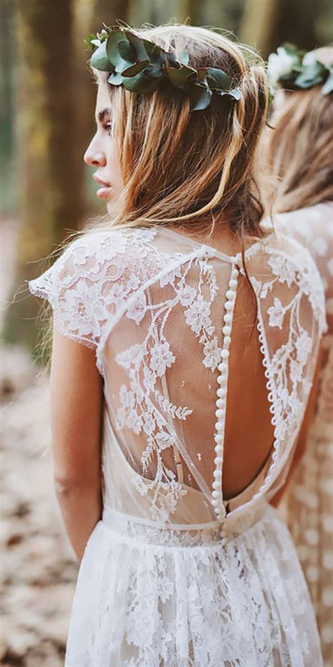 Extremely Romantic Bohemian Wedding Dresses With Style