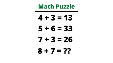 Can You Solve Mathematics Problem How To Solve Math Puzzle Math