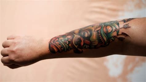 Which is a chemical commonly used to create white ink, was also found to dye lymph nodes and was earlier this year linked to an increased risk of cancer when inhaled. Tattoos Don't Work the Way You Think They Do - The Atlantic