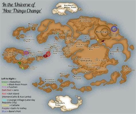 Avatar The Last Airbender World Map To Scale Maticbxe