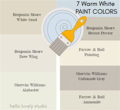 Best Warm White Paint Colors For Living Room