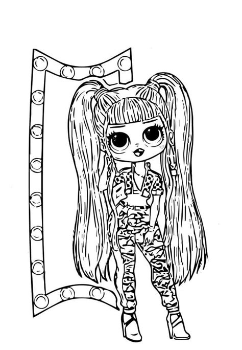 Lol Coloring Pages Printable Diva Coloring Pages