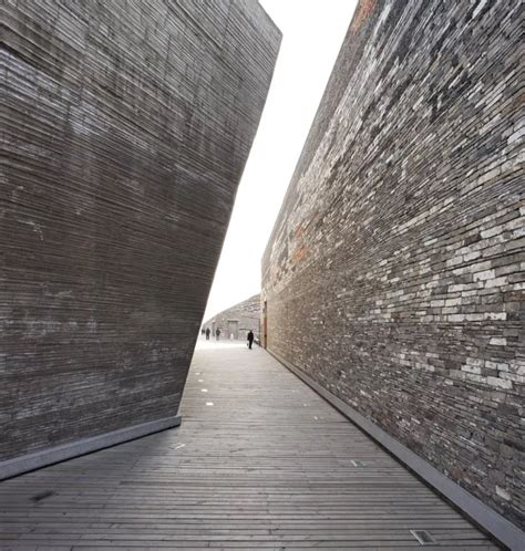 Wang Shu Ningbo Museum China Architecture Futuristic Architecture