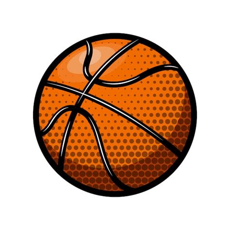 Premium Vector Basketball Ball Illustration On White Background