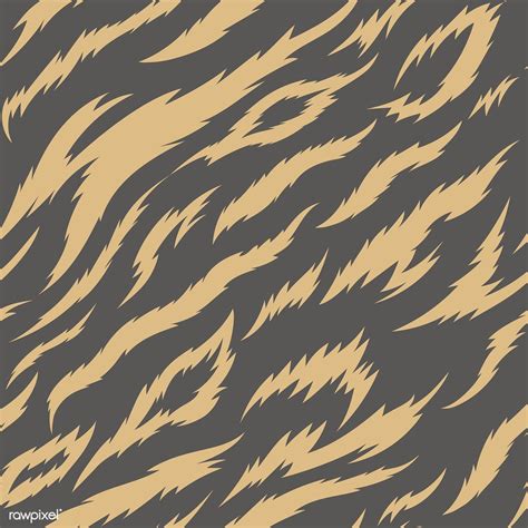 Tiger Stripes Seamless Vector Pattern Free Image By Rawpixel Com