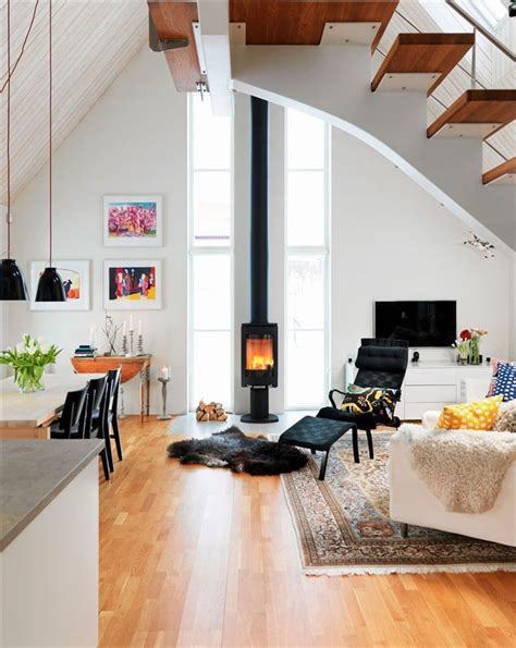 The varde samso's unique design brings together a modern look with rustic elements, for a the smallest stove in the aura range, the aura 3 is a great option for those who desire the clean scandinavian. The Well-Appointed Catwalk: 13 Modern Rooms with Wood ...