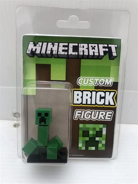 Custom Builder Block Minifigure Minecraft Creeper Minecraft Lego