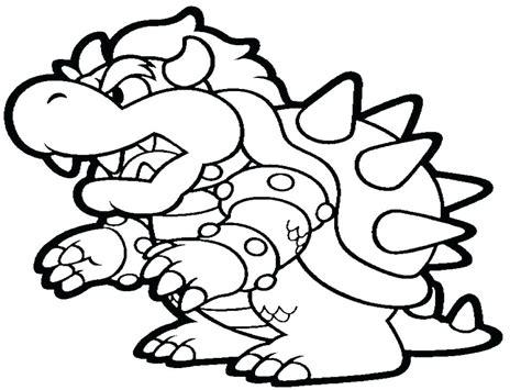 Dry bowser coloring pages are a fun way for kids of all ages to develop creativity, focus, motor skills and color recognition. Dry Bowser Drawing | Free download on ClipArtMag