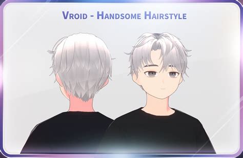 Vroid Handsome Hairstyle Etsy