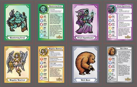 Looking For Feedback On The Card Design Layout For My Fantasy Game