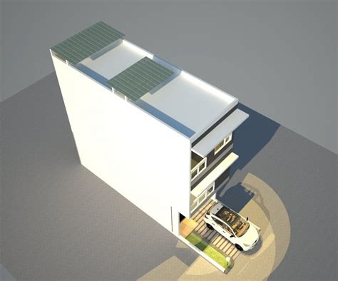 Fasad rumah ini saya desain sederhana dengan bentuk cenderung kotak. Desain Rumah Lebar 4 Meter Panjang 6 Meter