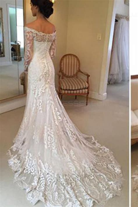 Off White Wedding Gowns With Sleeves Designersbs