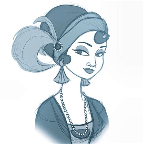 The secrets in drawing animals. Collection of Flapper clipart | Free download best Flapper ...