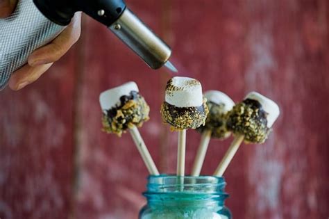 Smores Marshmallow Pops On A Stick Smores Recipe