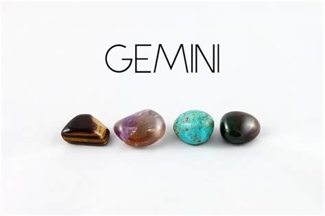 Gemini Zodiac Stone Set Stones For Gemini T For Gemini Etsy
