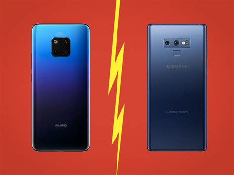 Specs Comparison Huawei Mate 20 Pro And Samsung Galaxy Note 9