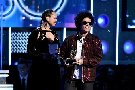Bruno Mars Wins Record Of The Year At 2018 Grammy Awards