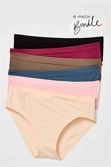 No Show Seamless Bikini 6 Pack Undies By Intimately At Free People Shopstyle Panties