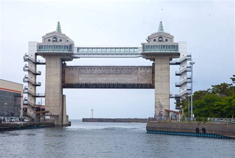 Tsunami Barrier In Japan Stock Image Image Of Strait 27739039