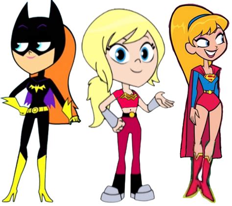 batgirl supergirl stretch armstrong teen titans go warner bros cassie cartoon network