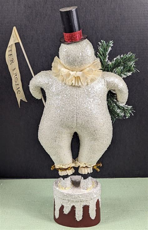 Vintage Rare Bethany Lowe Winter Frolic Snowman Dee Foust Design Retired EBay