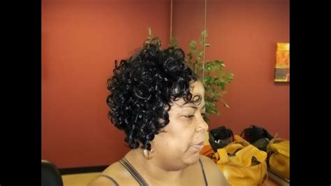 Short Curly Quickweave Styles For Black Women Youtube