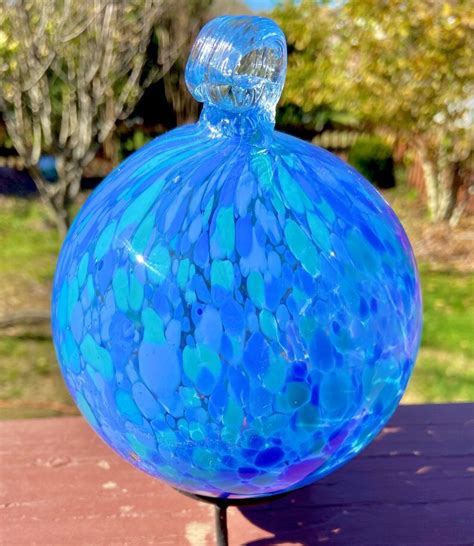 extra large 5 art glass sphere orb friendship ball gazing etsy