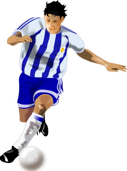 Futbolista Soccer Player Clip Art At Vector